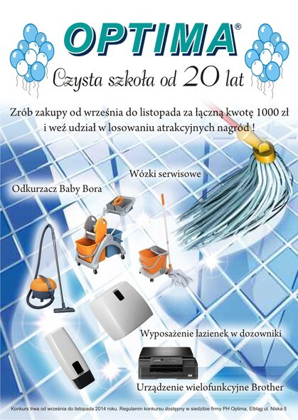 Konkurs dla szkół na 20-lecie!