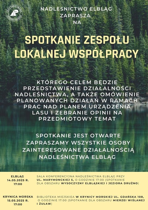 Chcesz mieć wpływ na to, co dzieje się w lasach? Przyjdź na spotkanie