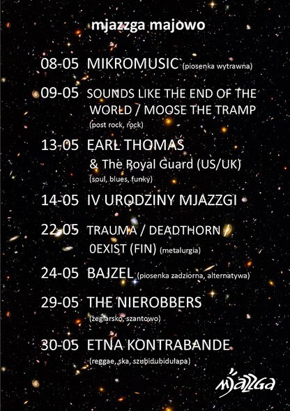 Majowo w klubie Mjazzga