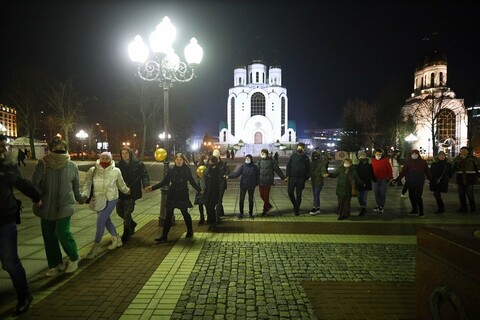 Mieszkańcy Kaliningradu protestują