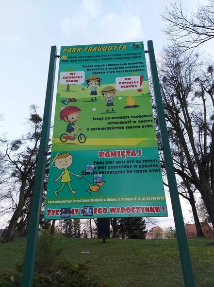 Nieprzyjemna przygoda w parku Traugutta