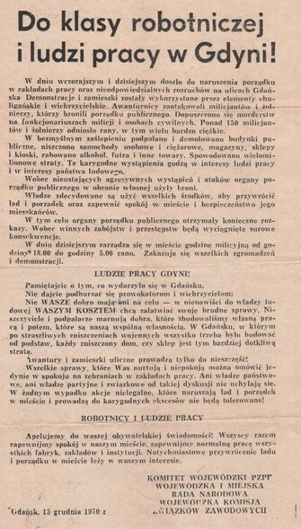 15 grudnia 1970. Nad prasą sprzed lat (część 1) 