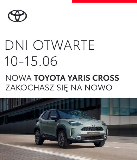 Odkryj Nową Toyotę Yaris Cross na Dniach Otwartych w Salonie Toyota Jacek Knedler w Elblągu