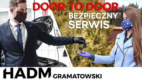 Oryginalne części bez wychodzenia z domu. Usługi „Door to door” w salonach HADM Gramatowski!