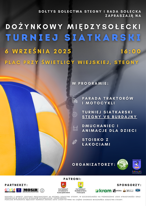 Parada traktorów i siatkarski turniej