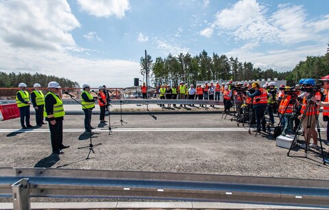 Pierwszy most nad przekopem oddany do użytku