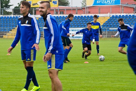 Pierwszy trening Olimpii