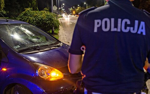Potrącenie rowerzystki na Nowowiejskiej