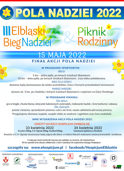 Powracają Pola Nadziei na rzecz hospicjum