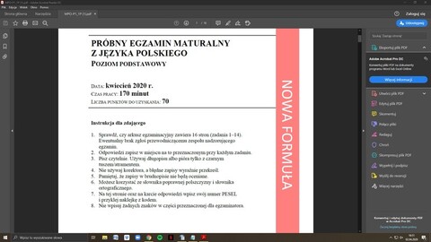 Próbne matury rozpoczęte: Nie o taką powtórkę chodzi
