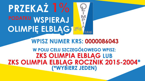 Przekaż 1 procent podatku i wesprzyj Olimpię
