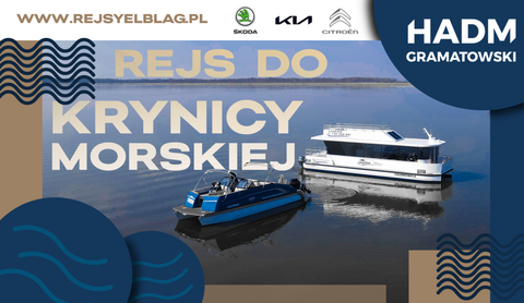 Rejsy do Krynicy Morskiej wracają! Już w tę niedzielę płyniemy!