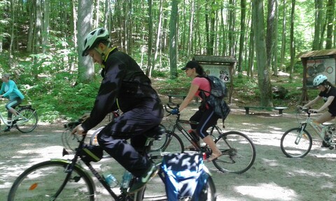 Rowerowy piknik SP 6 w Bażantarni
