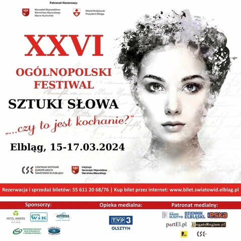 Rusza XXVI Ogólnopolski Festiwal Sztuki Słowa „…czy to jest kochanie?”