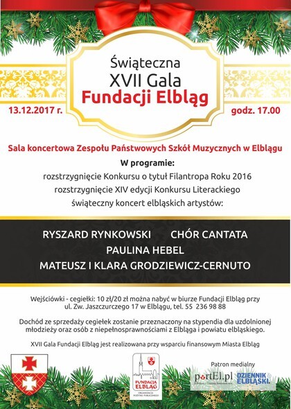 Ryszard Rynkowski na gali Fundacji Elbląg