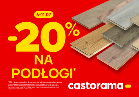 Skorzystaj z 20% rabatu na podłogi w Castoramie od 6 do 11 lipca