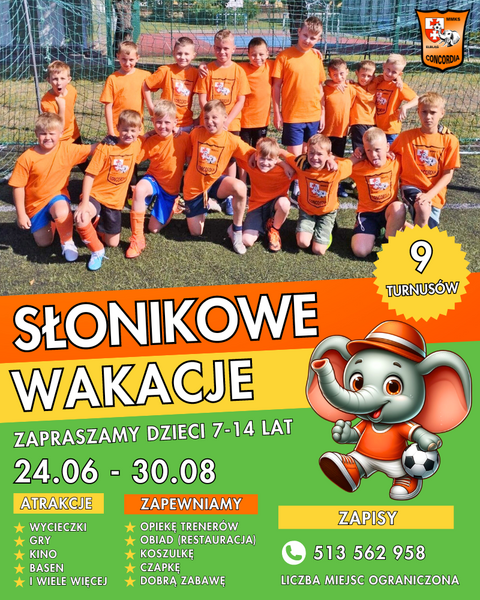 Słonikowe Wakacje z Concordią Elbląg