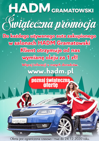 Świąteczna PROMOCJA w salonach HADM Gramatowski! Nie możesz przegapić takiej okazji