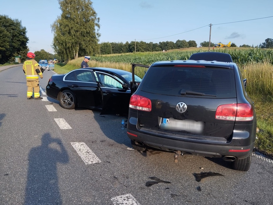 Sześć osób w szpitalu po wypadku w Bielicy