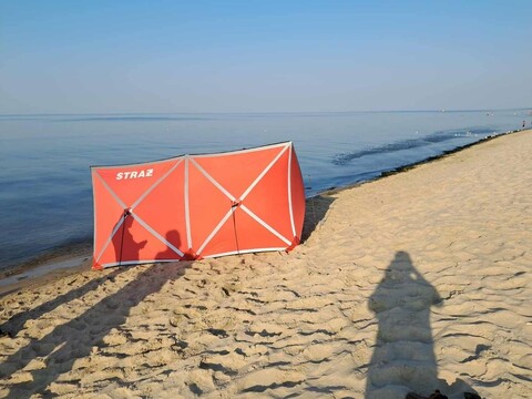 Tragedia na plaży w Stegnie