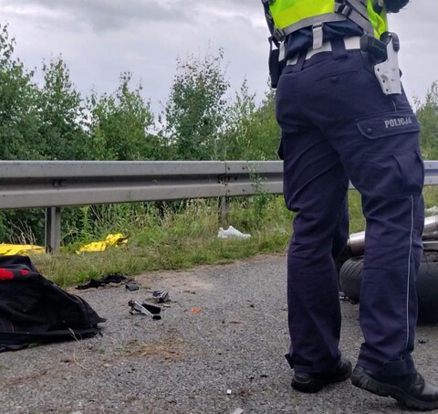 Tragiczny wypadek motocyklisty
