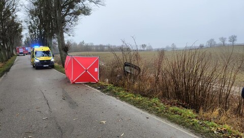 Uderzyła w drzewo, zginęła na miejscu