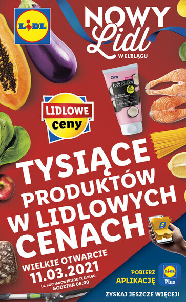 W czwartek otwarcie sklepu Lidl Polska w Elblągu!