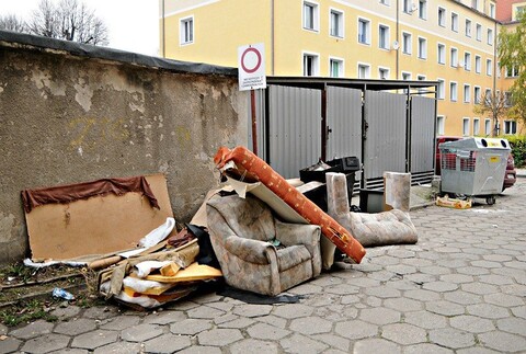 Śmieci zabrano, wystawki też