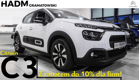 Wyjątkowa oferta dla firm. Specjalne rabaty na modele C1 i C3 w salonie Citroena HADM Gramatowski!