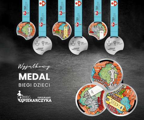 Wyjątkowy medal XVII edycji Biegu Piekarczyka