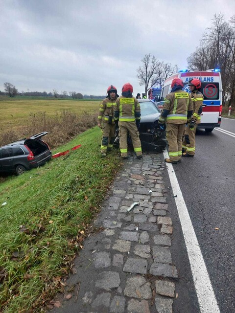 Wypadek na trasie Elbląg-Jegłownik