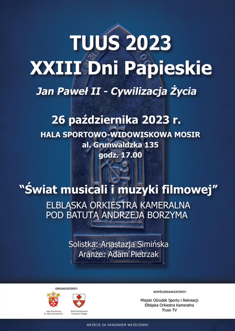 XXIII Dni Papieskie. Czekają wejściówki