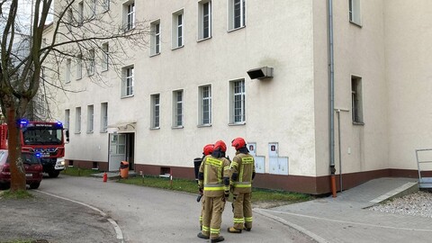 Zadymienie w Szpitalu Miejskim