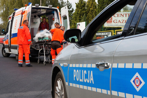 Zagonowa: potrącenie rowerzystki