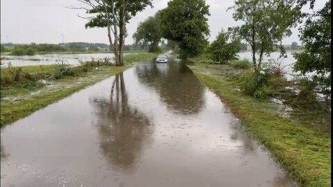 Podtopienia w Tolkmicku i gminie Rychliki