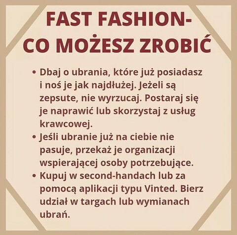 Mapa second handów w odpowiedzi na fast fashion