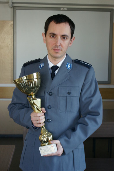 1. miejsce w zawodach dla policjanta z Elbląga
