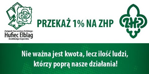 1 procent dla harcerzy