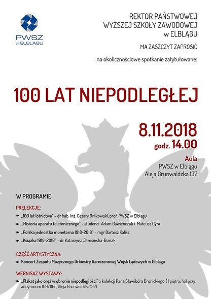 100 lat Niepodległej w PWSZ