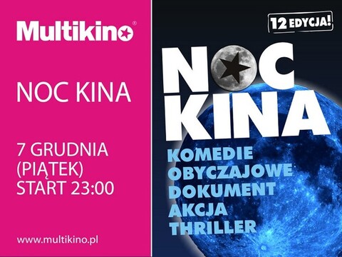 12. Noc Kina: wygraj bilet