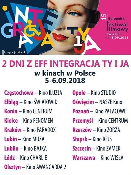 15. Europejski Festiwal Filmowy Integracja Ty i Ja w kinie Światowid