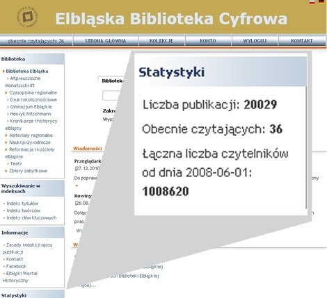 20 tysięcy publikacji Elbląskiej Biblioteki Cyfrowej