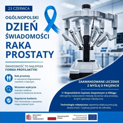 23 czerwca - Ogólnopolski Dzień Świadomości Raka Prostaty