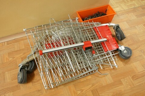 Kradł wózki z hipermarketów