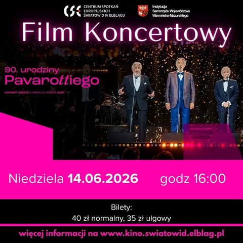 90. urodziny Pavarottiego w Kinie Światowid