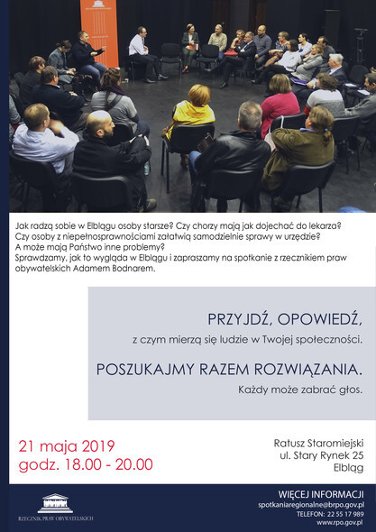 Adam Bodnar spotka się z mieszkańcami