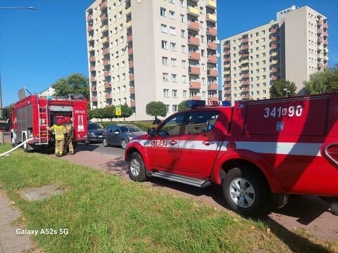 Pożar przy Robotniczej