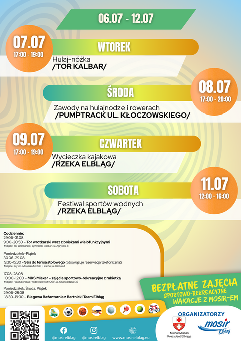 Aktywny tydzień z MOSiR-em