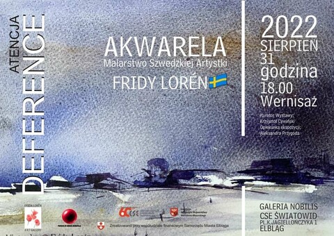 Akwarela - malarstwo szwedzkiej artystki Fridy Lorén