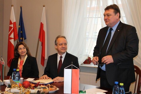 Ambasador Białorusi z wizytą w Elblągu